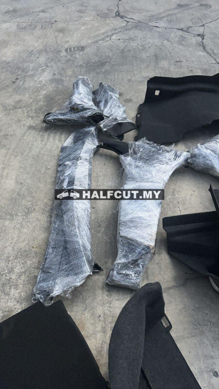 Bmw E60 525i lci n52 black top half cut ckd engine rear bonnet trunk cover exhaust full set