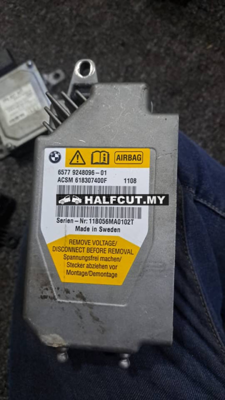 BMW F10 N52 AIR BAG ECU (6577 9248096-01)
