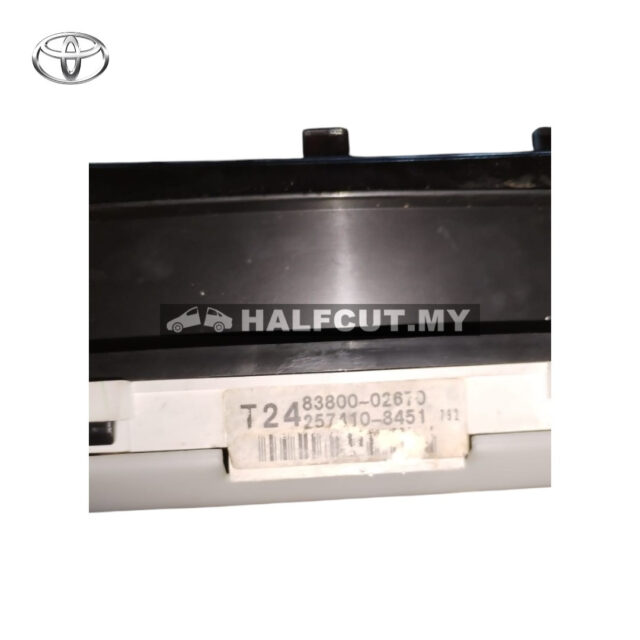 83800-02670 TOYOTA ALTIS ZRE122 METER