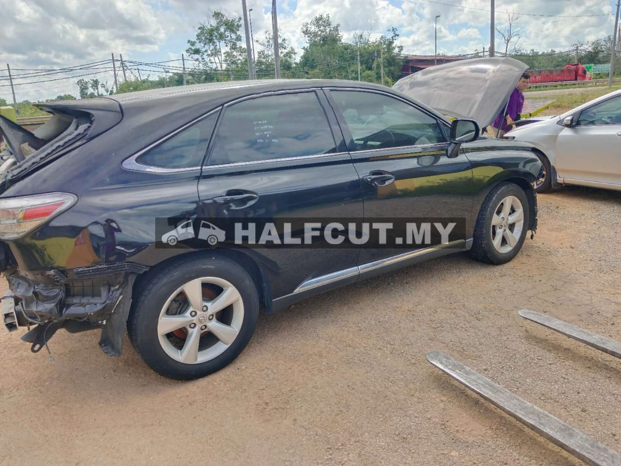 LEXUS RX350 FRONT AND REAR CUT