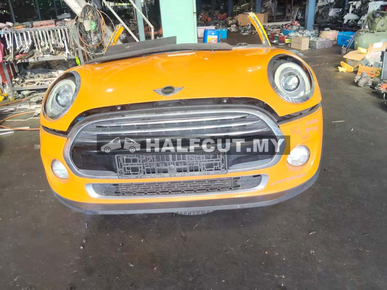 MINI COOPER F56 2017 B37 FRONT &REAR HAFL CUT