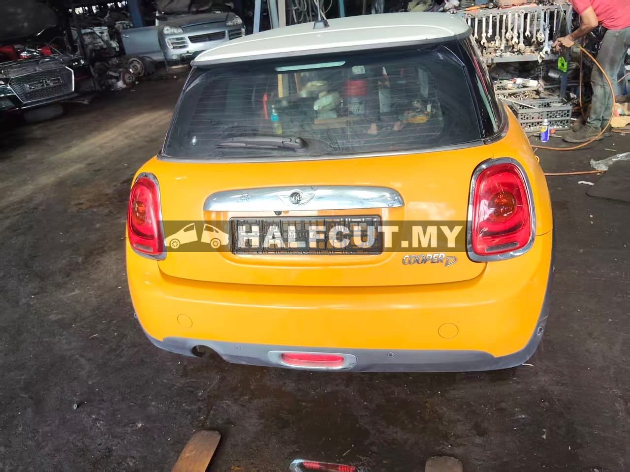 MINI COOPER F56 2017 B37 FRONT &REAR HAFL CUT