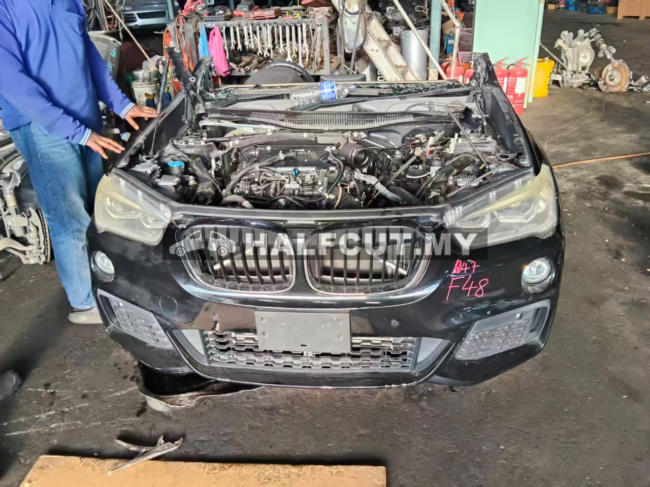 BMW X1 F48 2017 B47 HALF CUT