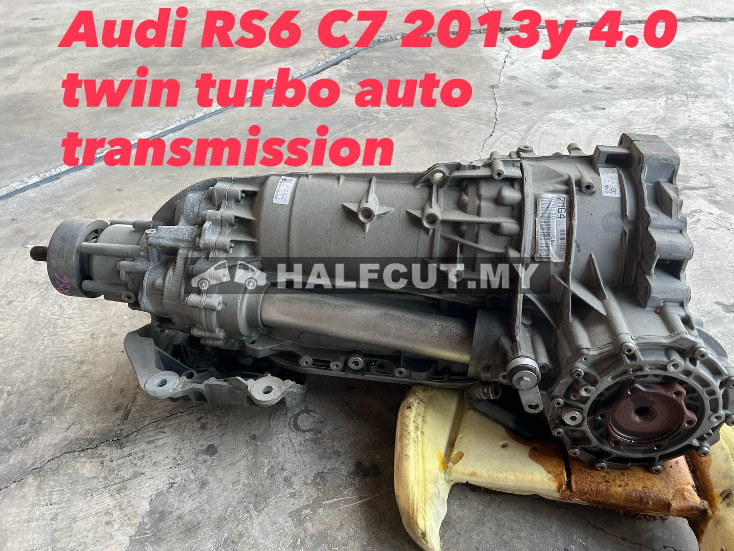 Audi RS6 C7 2013 year 4.0 twin turbo 8speed tiptronic auto transmission gearbox