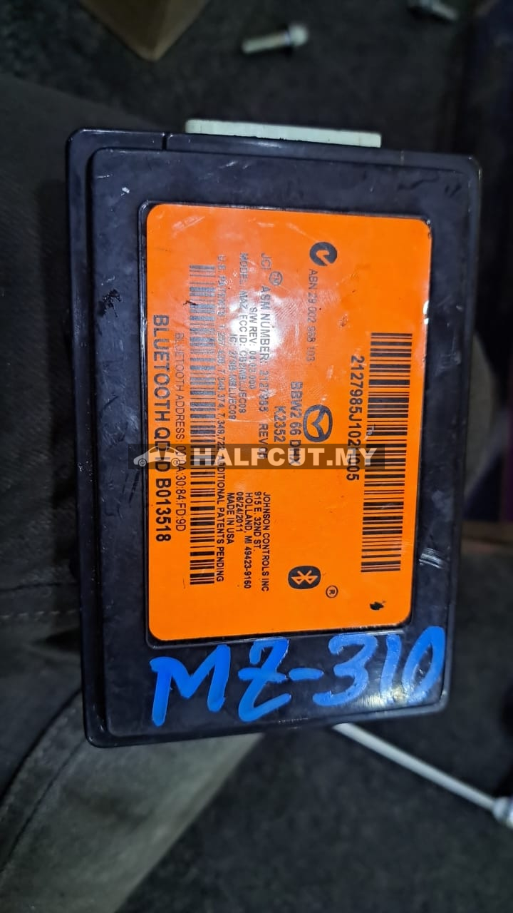 MAZDA 3 2010 ECU(BBW2 66 DHX)