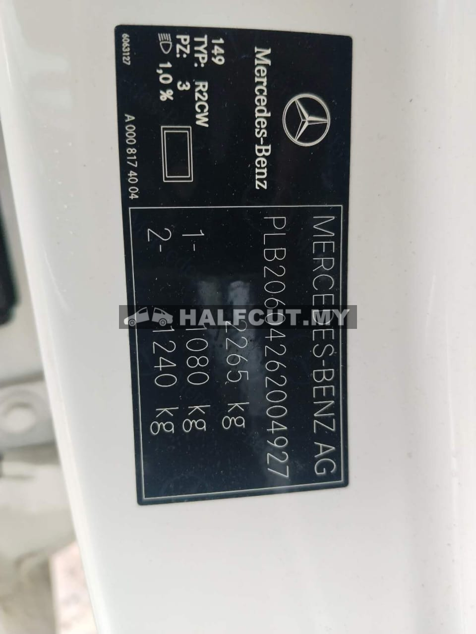W206 C200 254 HALF CUT ABS PUMP/ ENGINE /GEARBOX/ SUSUPENSION AL HAVE
